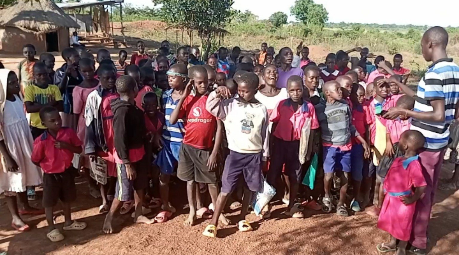 Children at a rural community site